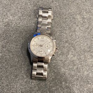 Guess silver watch
